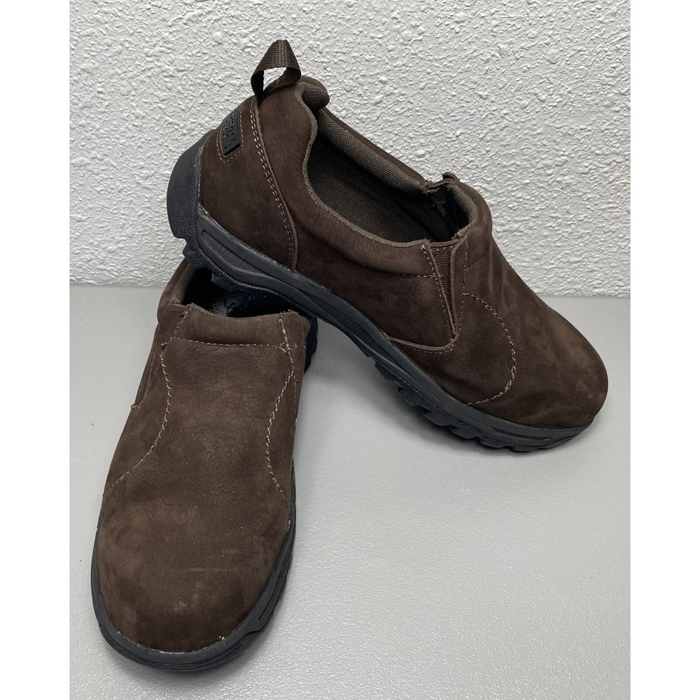 ROCKPORT WORKS XCS Slip-On Leather Steel Toe Trial Jungle Moc Men Size 9W RK6673